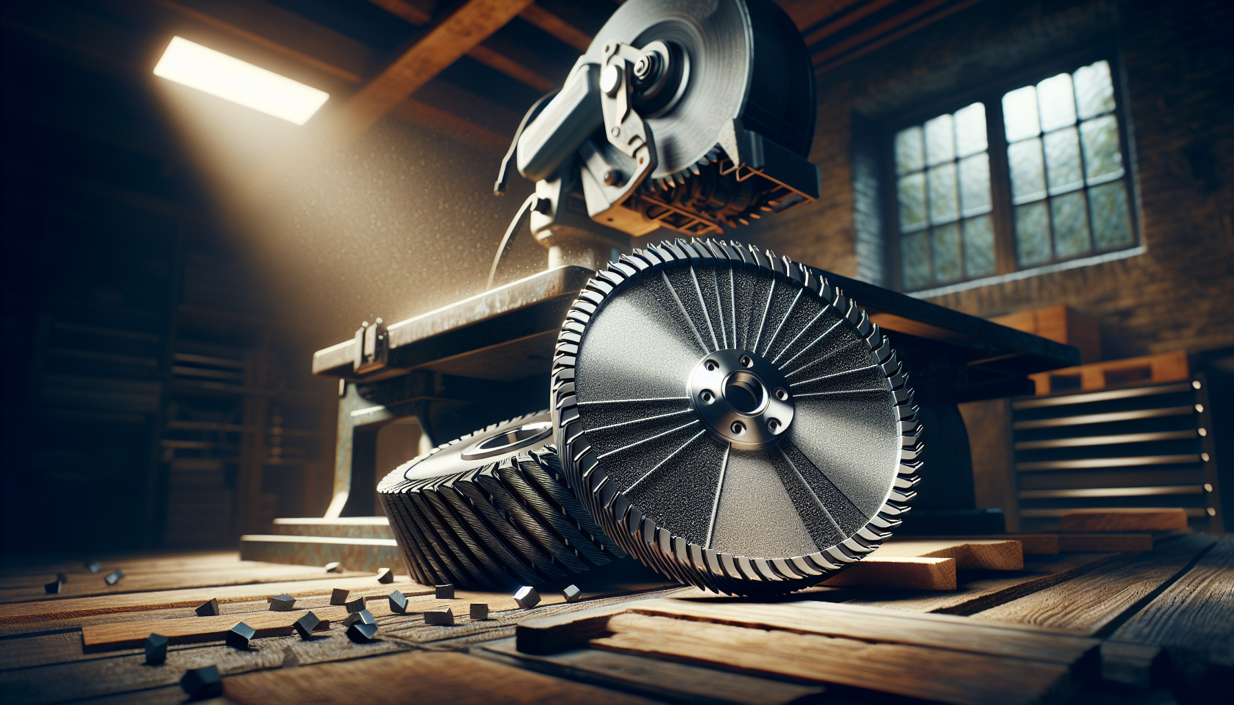 Best 14-inch cut-off wheels — diamond and abrasive next to chop saw