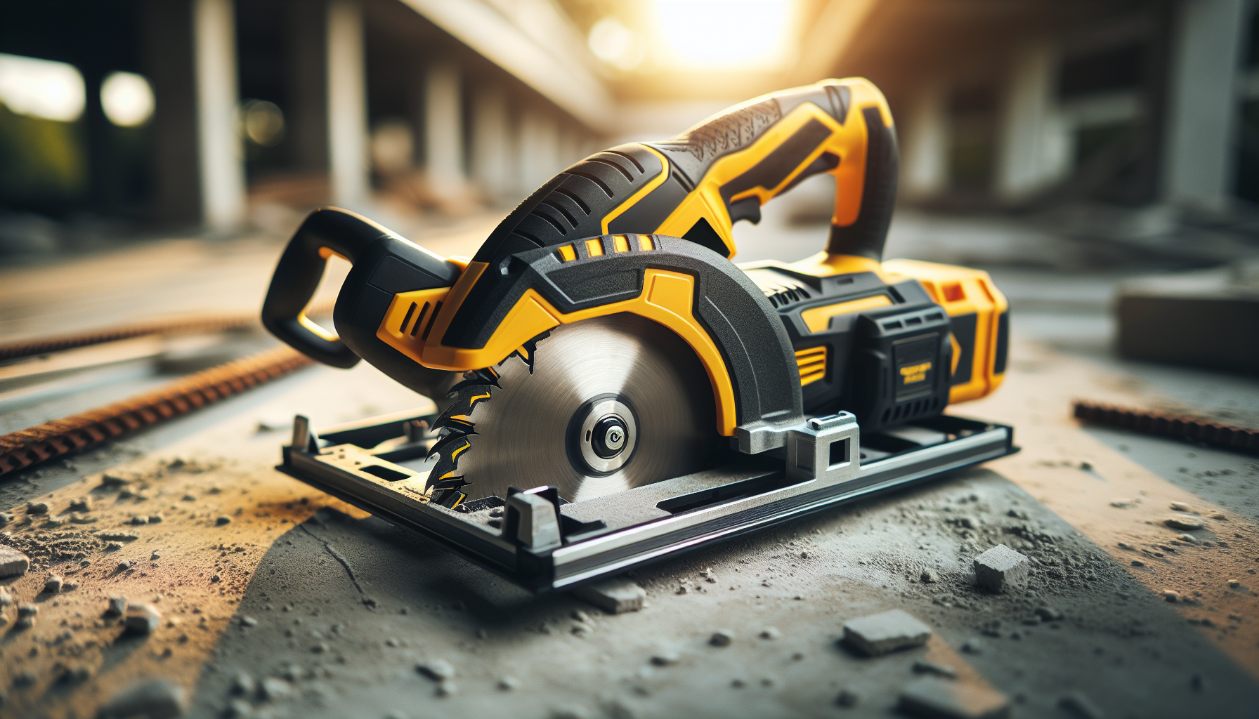 Best diamond blades for DeWalt — blade on cordless saw