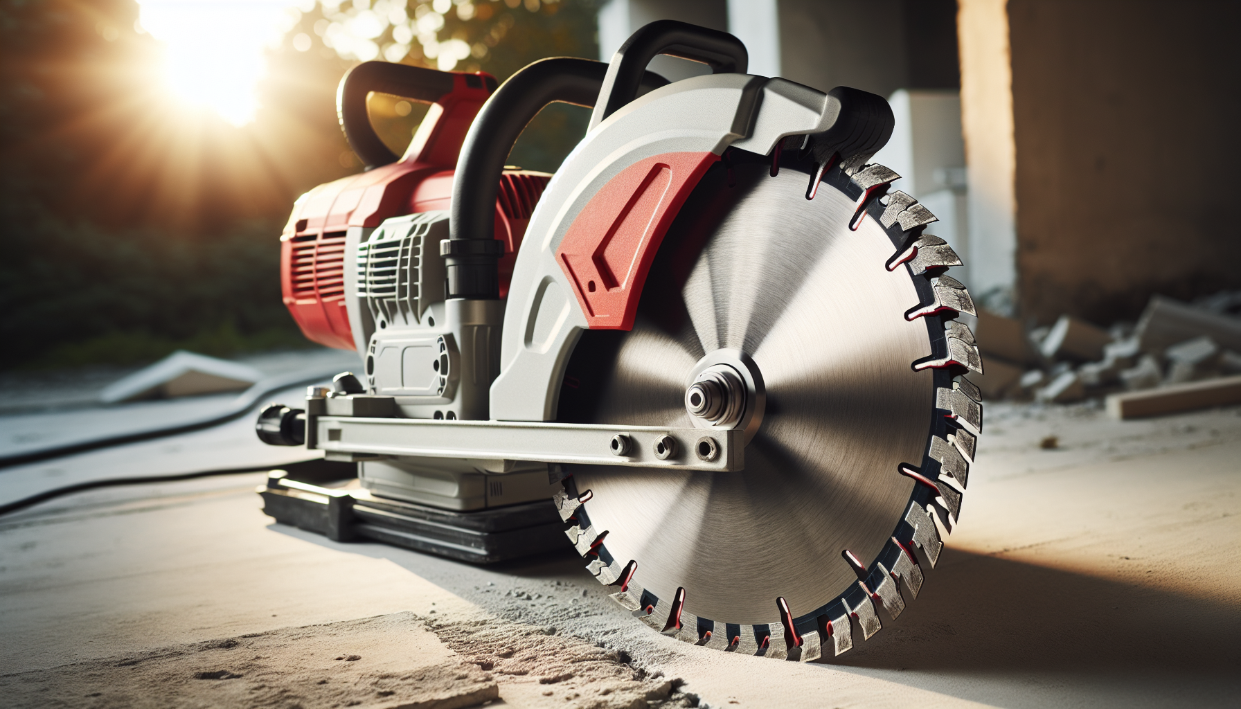 Best diamond blades for Husqvarna — blade on power cutter