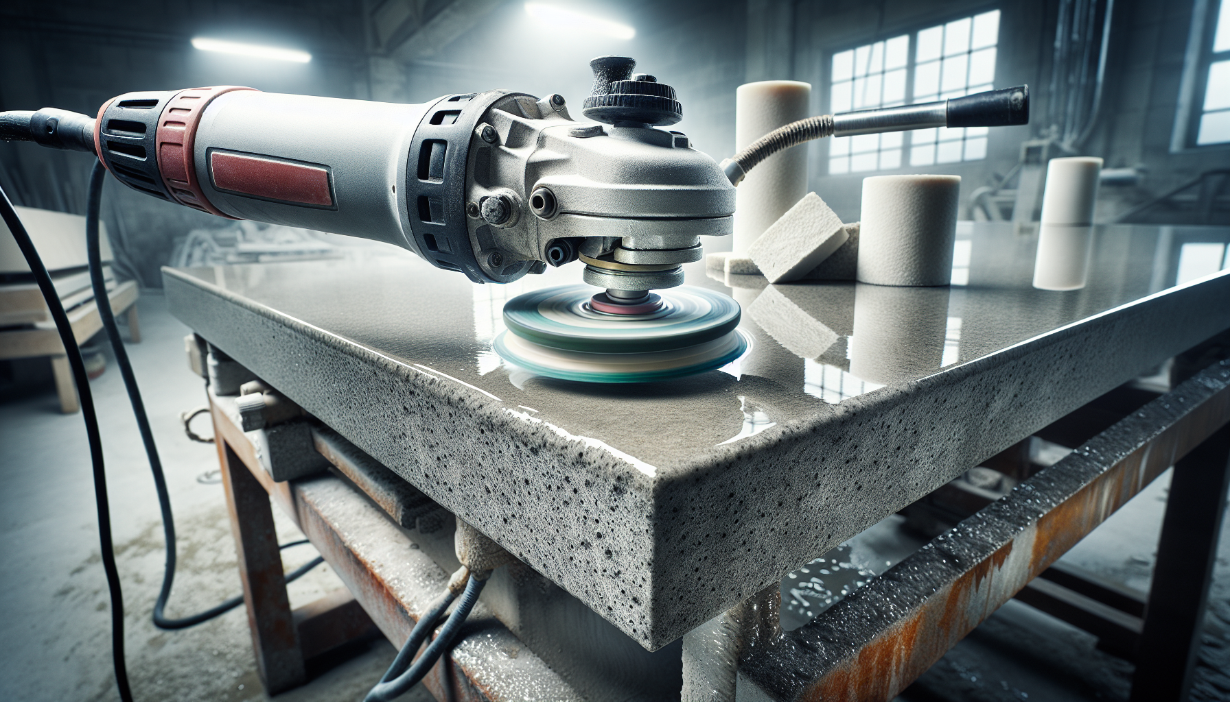 Best polishing pads for concrete — wet polishing countertop