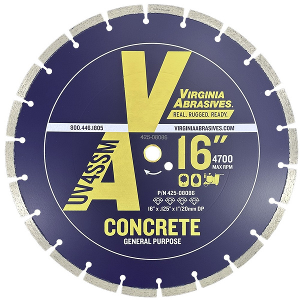 Virginia Abrasives 14-Inch Ultra Value Diamond Blade