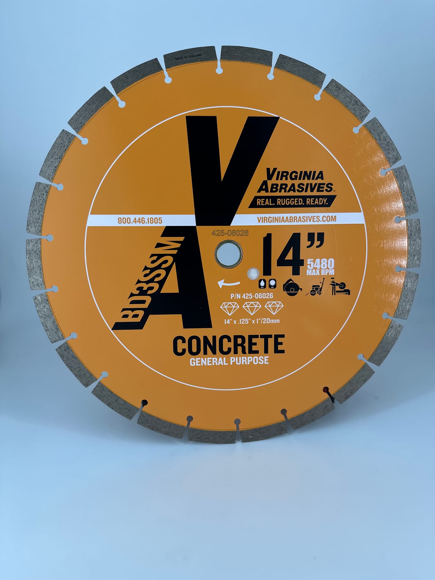 Virginia Abrasives 14-inch Premium Diamond Blade