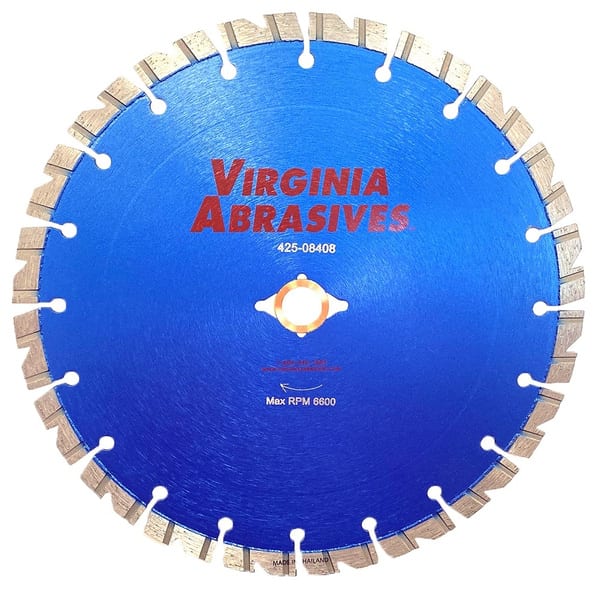 Virginia Abrasives 9-inch Ultra Value Diamond Blade for 9-inch angle grinders